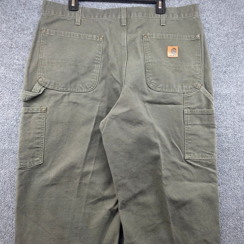 VTG Carhartt B136 MOS Dungaree‎ Fit Men's Work Pants 38x32 Double Knee Carpenter - Picture 3 of 11